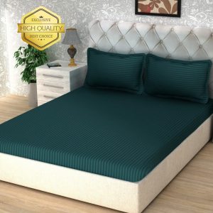 Twill Stripe Cotton Bed Sheet - 004